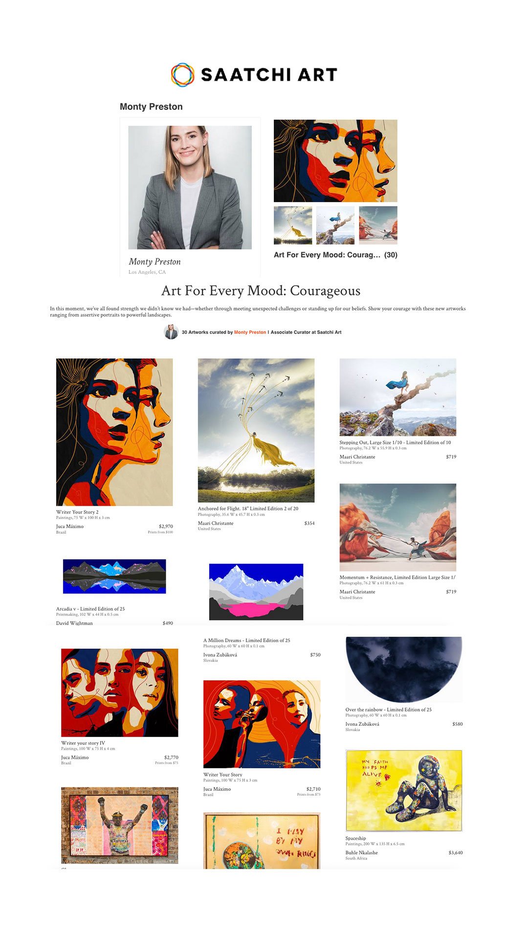 112 - JUCA MÁXIMO É FEATURED EM COLEÇÃO DA CURADORA DE LOS ANGELES MONTY PRESTON